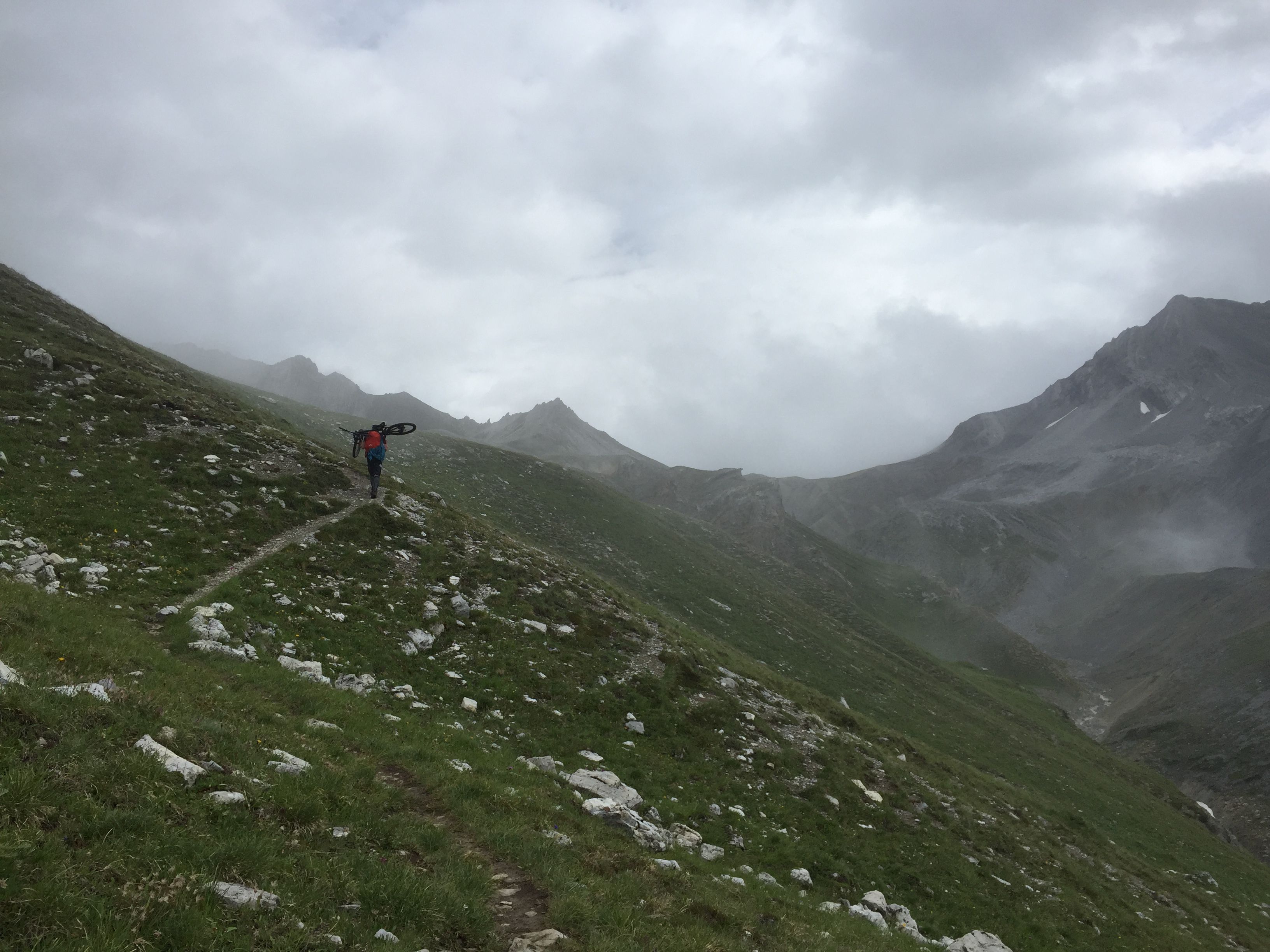 Aufstieg Sertigpass